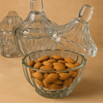 Elegant Glass Dry Fruit Jar with Lid