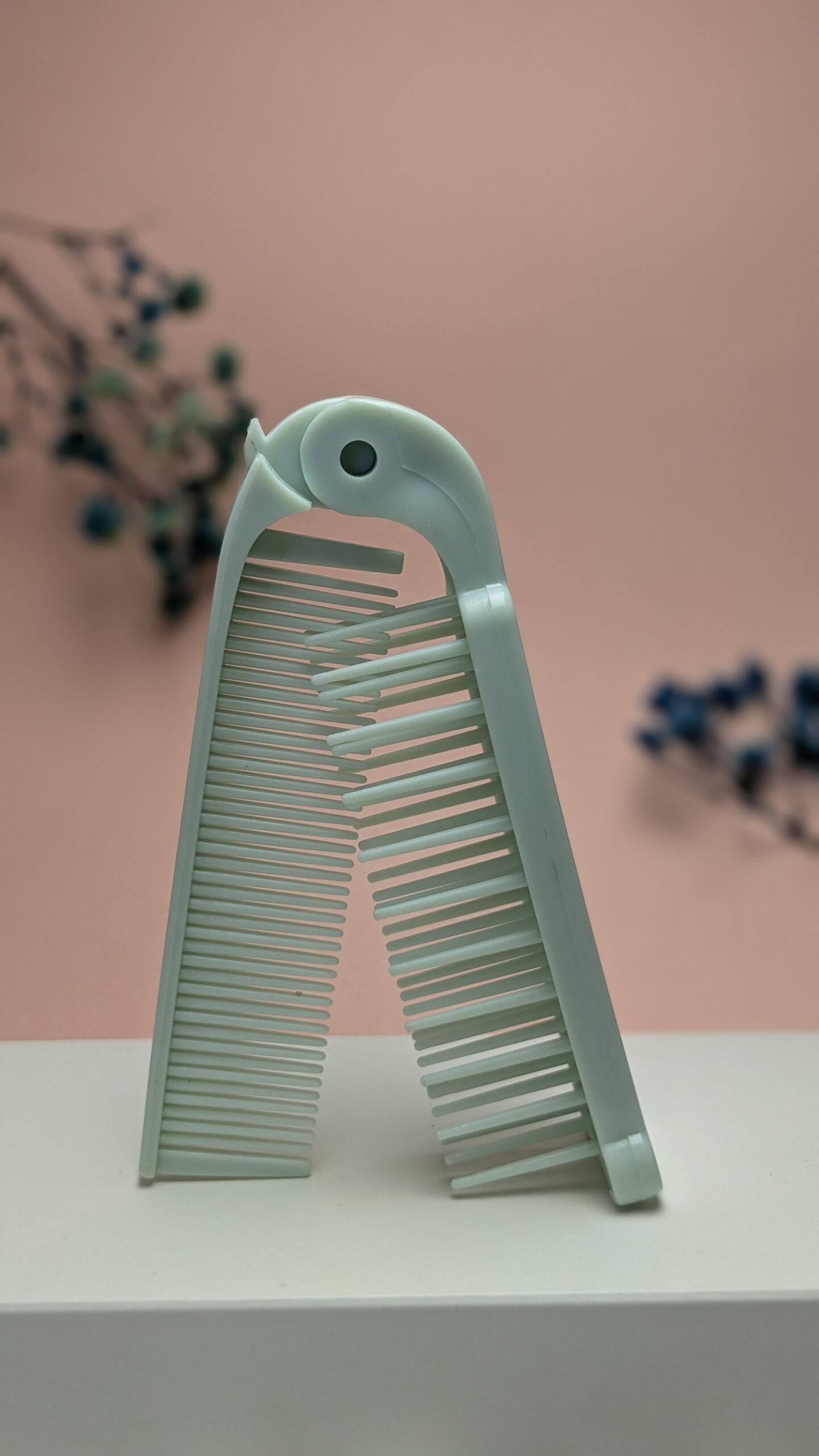 PXL_20250910_060915452.PORTRAIT Foldable Pocket Hair Comb | Travel-Friendly Hair Comb - Image 1