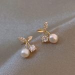 Premium Korean Style Cherry Earrings
