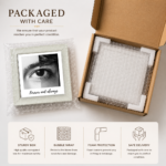 Customized Black & White Eyes Couple Frame – 5 Unique Personalized Gift Ideas | Premium Keepsake - Image 6