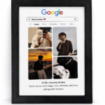 Customized Google Search Frame – Personalized Photo & Name Gift | Unique Birthday, Anniversary & Couple Gift