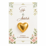 Personalized Wedding Favor Card set of 50