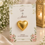 Personalized Wedding Favor Card set of 50 - Image 2