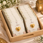 Personalized Wedding Favor Card set of 50 - Image 4