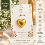 Personalized Wedding Favor Card set of 50 - Image 5